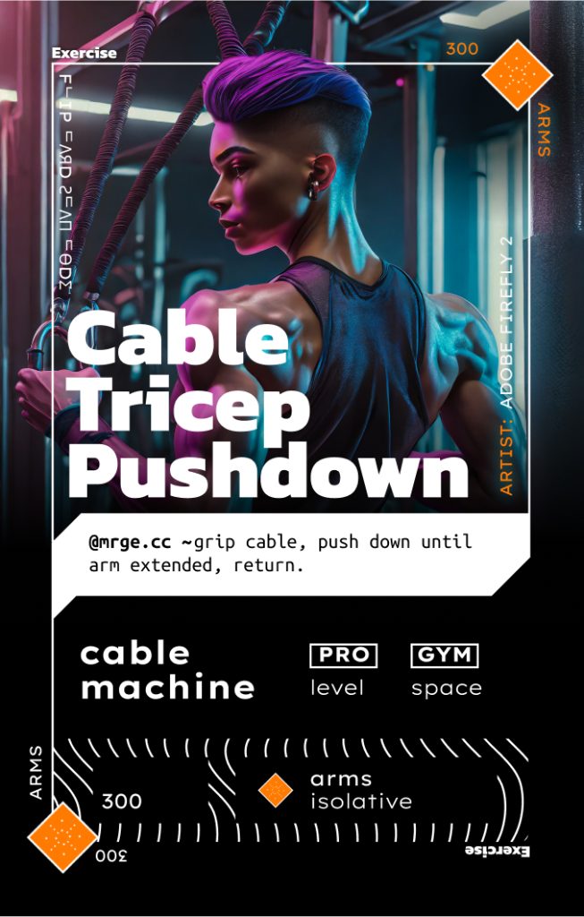 Cable Tricep Pushdown