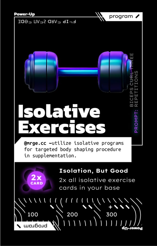 Isolative Exercises